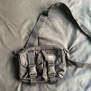 All Black Vans Cross Body bag